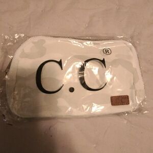 C.C White Camo Sling Bag